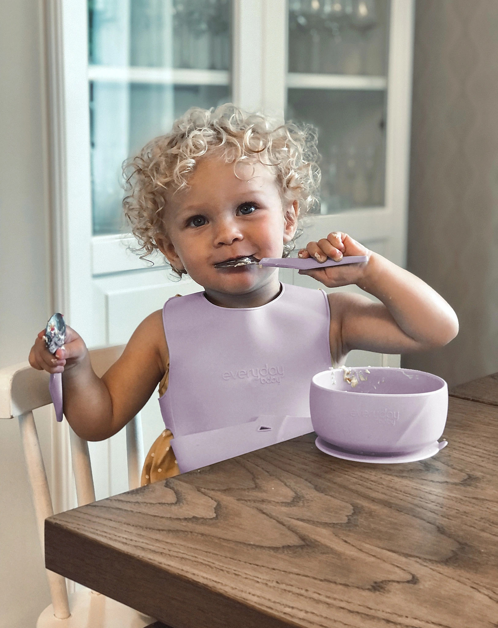 Silikon-Schüssel EVERYDAY BABY - EAT & LEARN mit Saugfuß