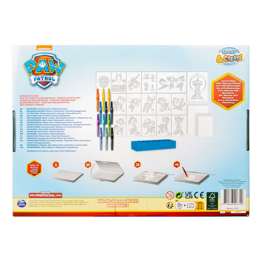 PAW Patrol Blaaspennen Set Deluxe