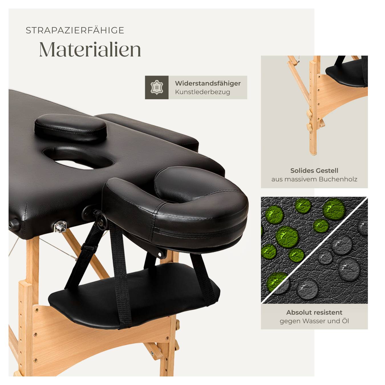3 Zonen Massageliege-Set Daniel
