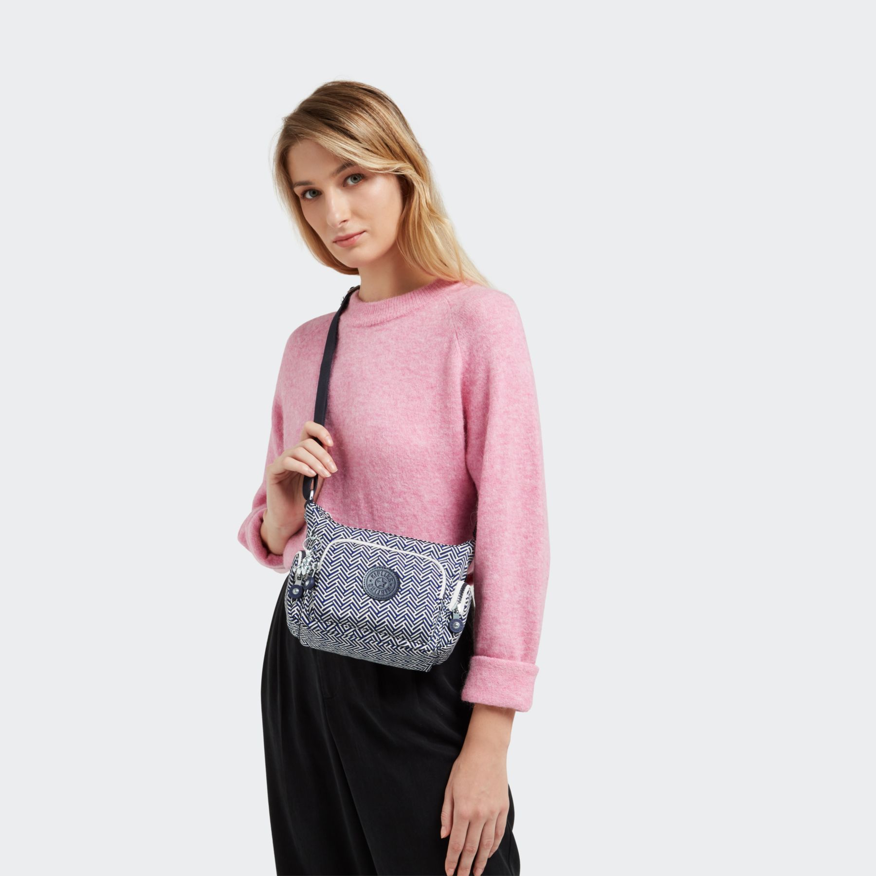 GABBIE MINI Petit sac à bandoulière avec sangle réglable - Urban Chevron