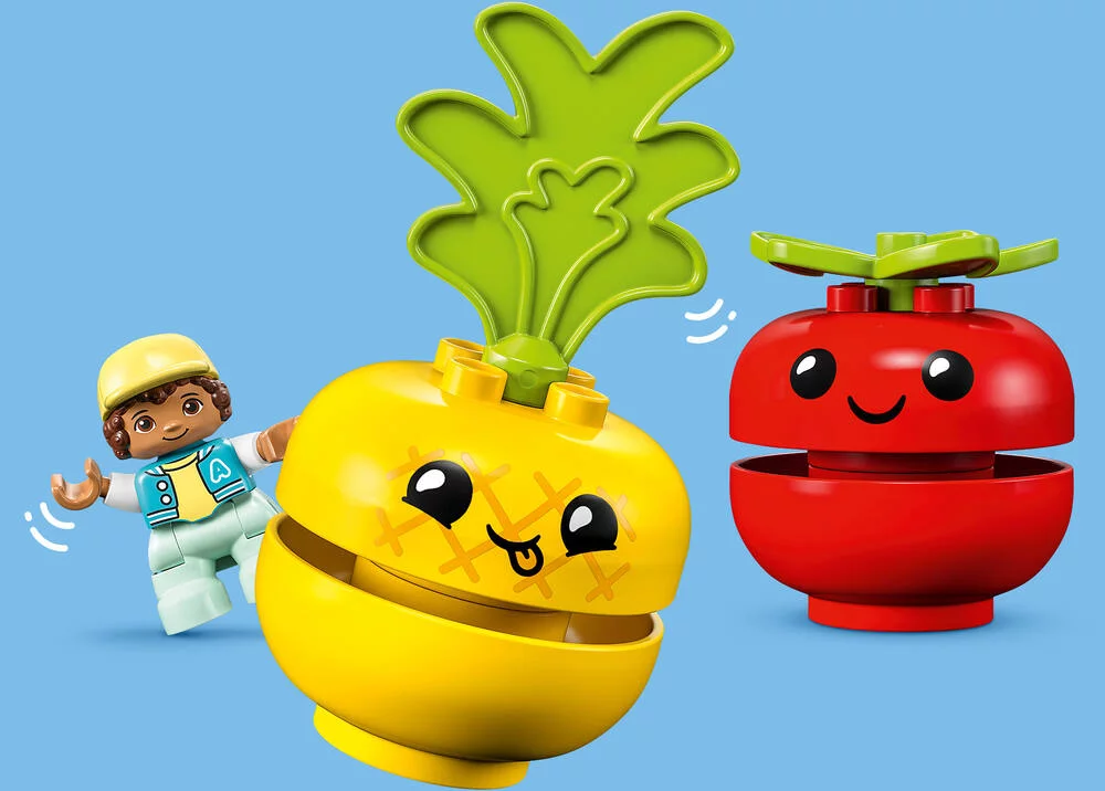 LEGO®DUPLO®MES 1ERS PAS 10982 - LE TRACTEUR DES FRUITS ET LEGUMES