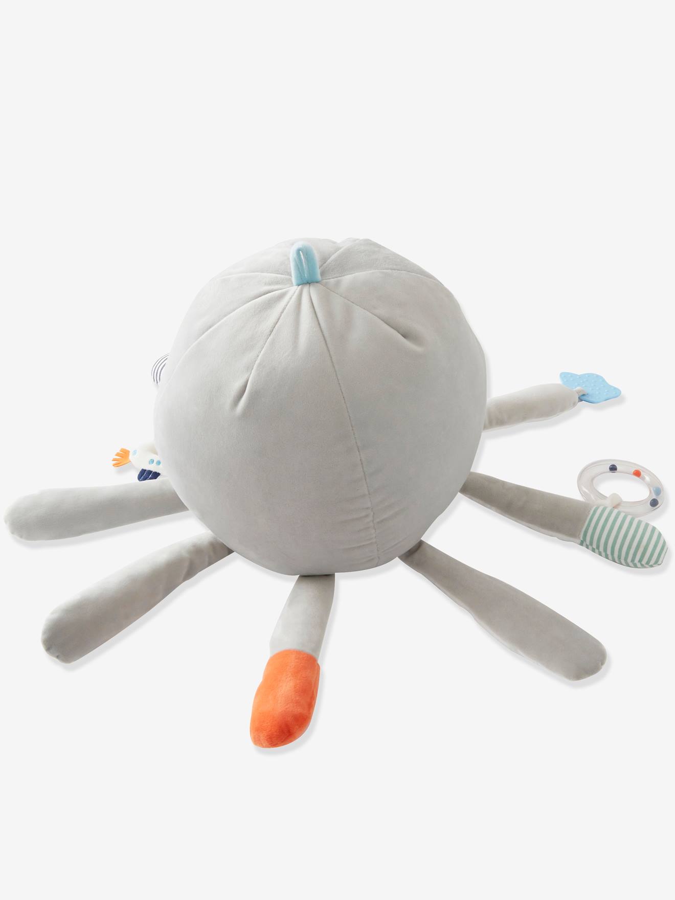 Polvo de pelúcia gigante cinza para atividades