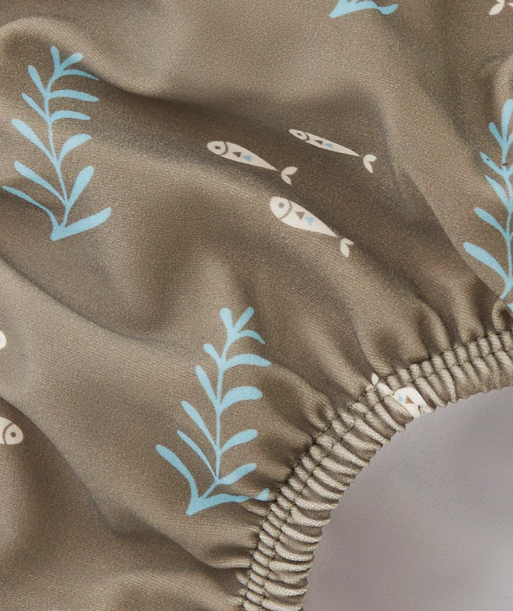 FRESKCOUCHE DE BAIN BÉBÉ GARÇON OCÉAN VERT