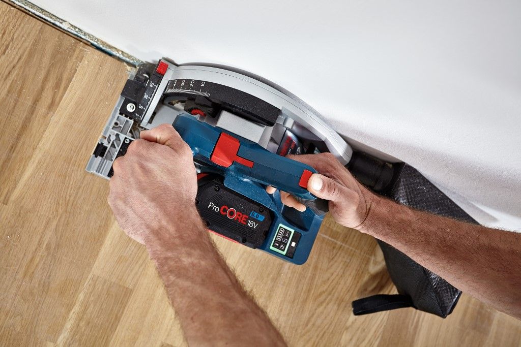 Bosch GKT 18V-52 GC Accu invalcirkelzaag body in L-Boxx - 0615990M0A