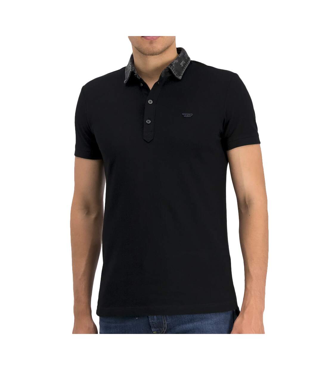 Polo Noir Homme Diesel Miles