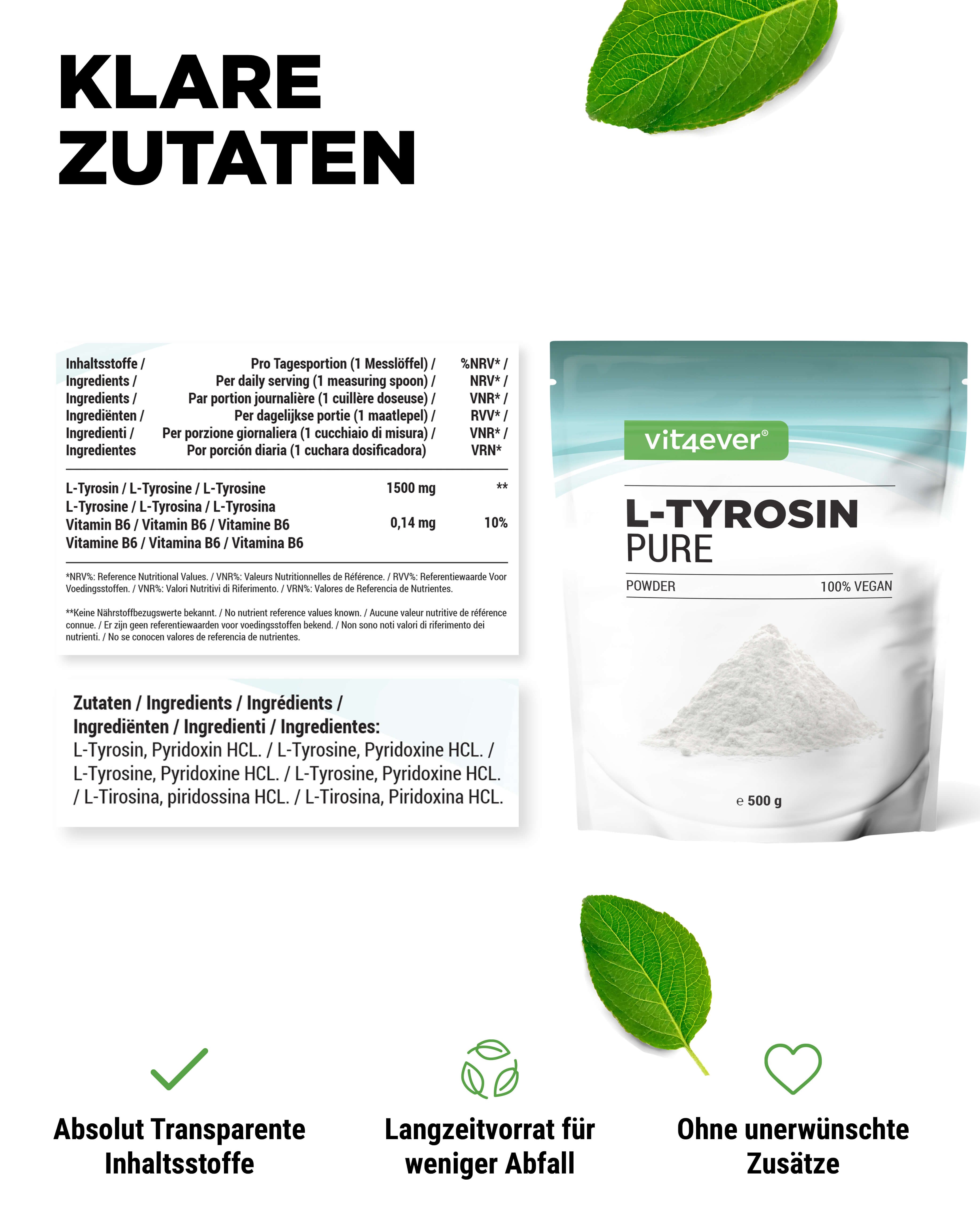 vit4ever L-Tyrosin Pure