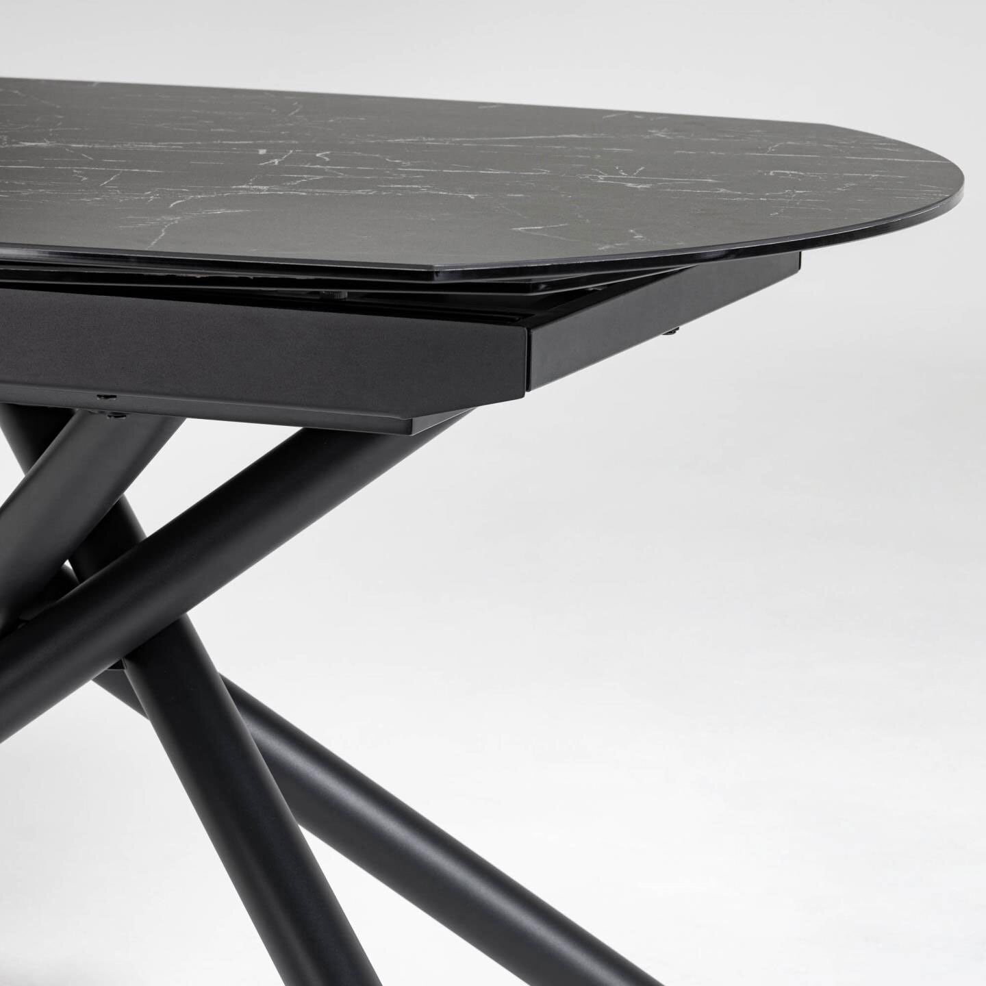 Kave Home Esstisch YODALIA 130-190 x 100 cm Keramik