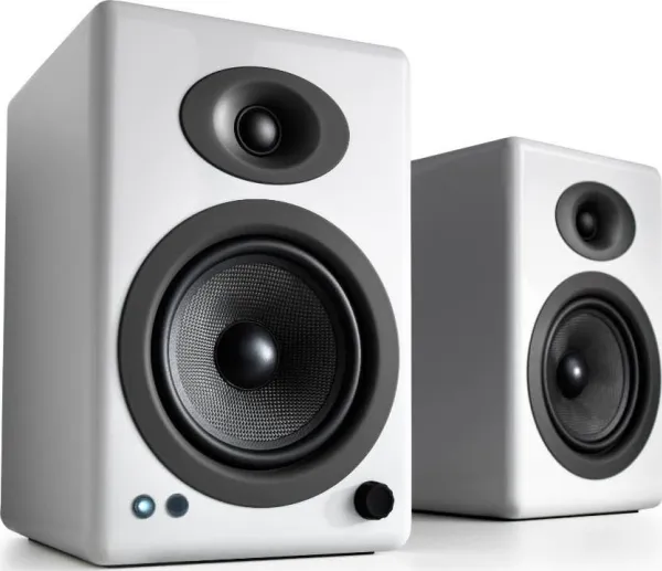 Audioengine A5  WIRELESS, 2-vejs, 2.0 kanaler, Trådløs, 50 W, 50 - 22000 Hz, Hvid