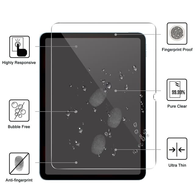 SKALO iPad Air 11 (2025) Hærdet Glas Skærmbeskyttelse