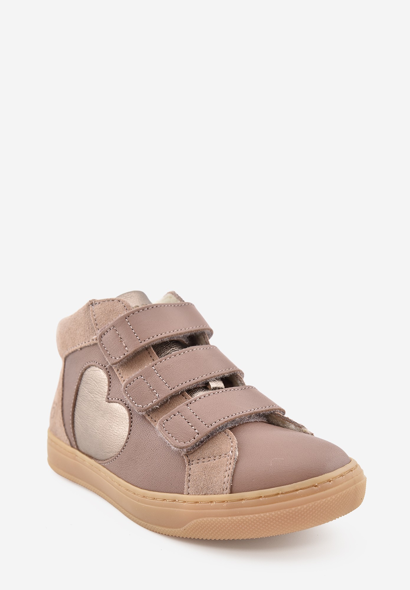 Laax cœur Wollfutter Kinder Altrosa Bronze