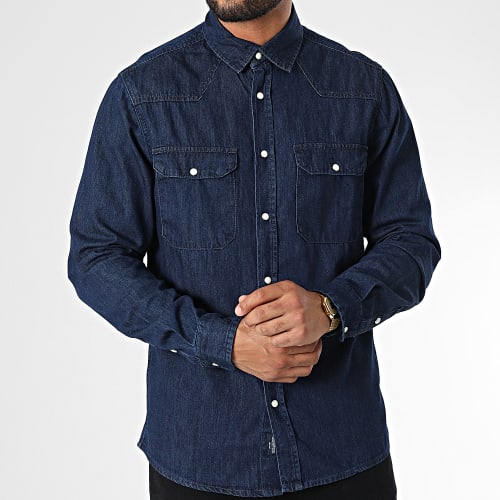 Chemise Jean Manches Longues Lorienty Bleu Brut