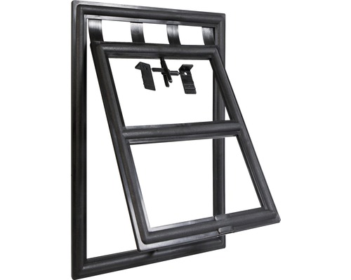 Katten-/hondenluik Windhager 200 mm zwart