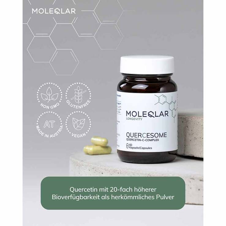Moleqlar Quercesome Quercetin-C-Complex Kapseln, 60 St