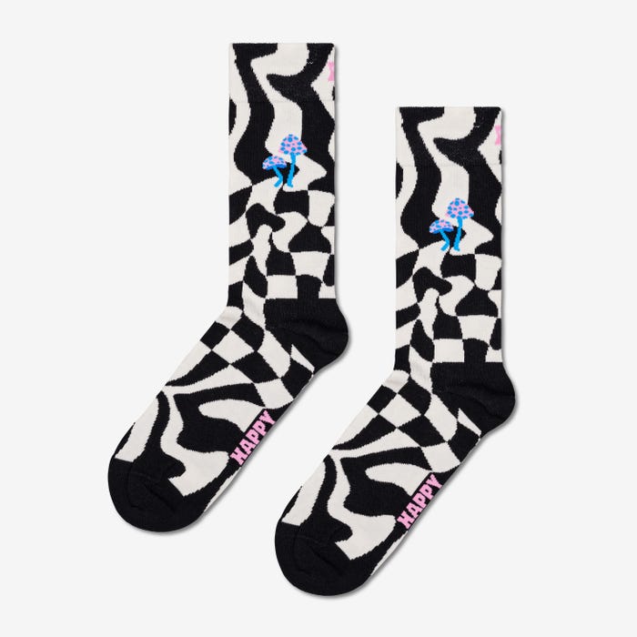 Happy Socks-Happy Socks Distorted Check