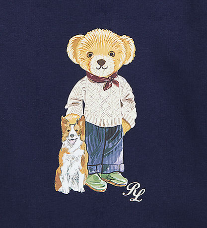 Polo Ralph Lauren Sweatshirt - Navy m. Kuscheltier