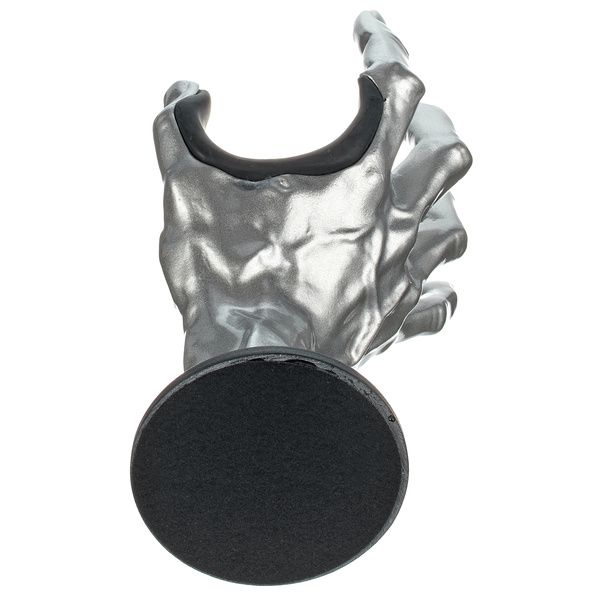 Guitar Grip Silver Metallic Male Hand RH