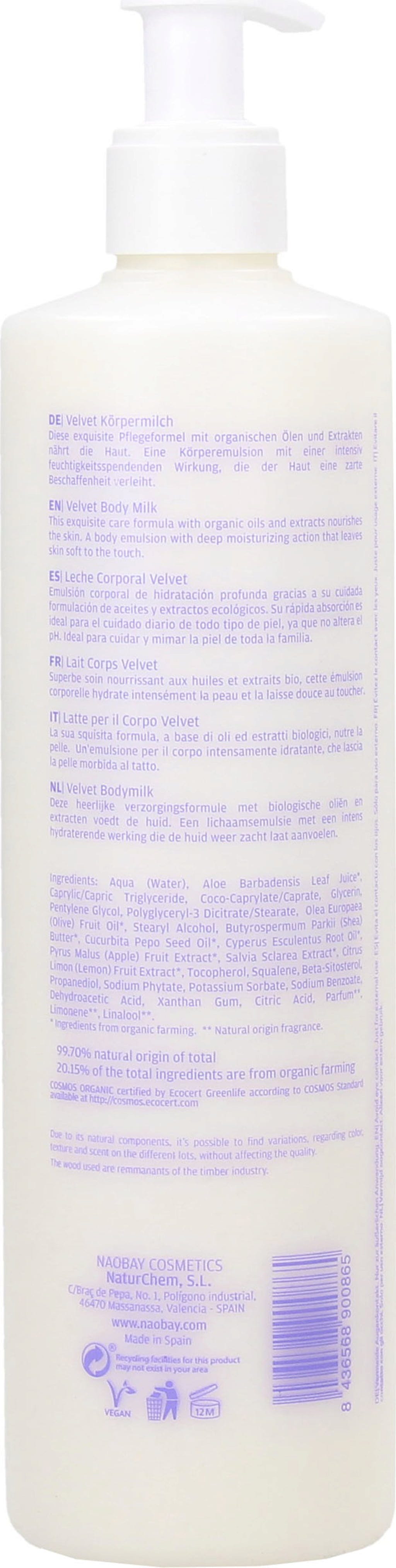 NAOBAY  Velvet Body Lotion, 400 ml