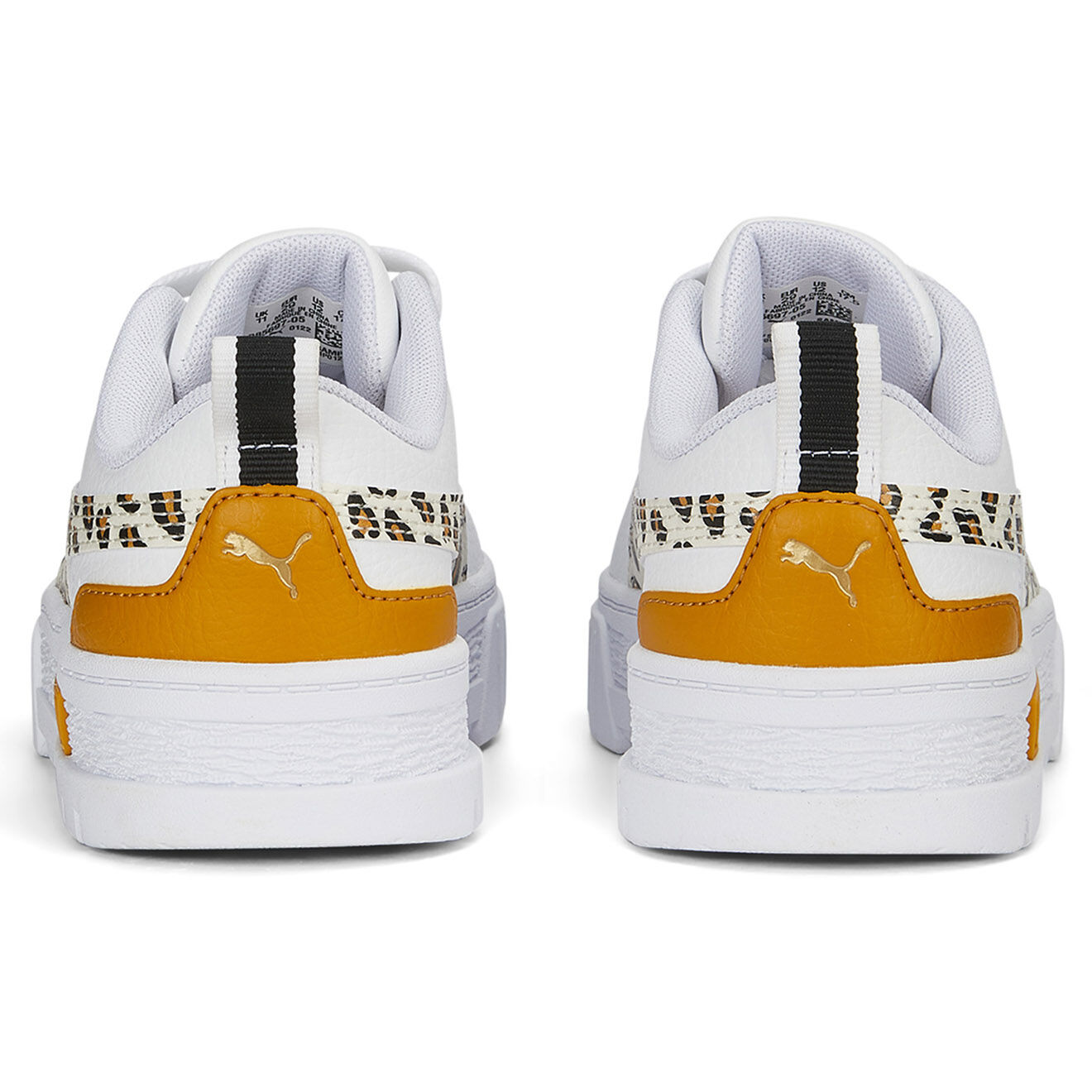 Puma Baskets Mayze Wild blanc/orange