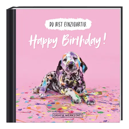 Grafik Werkstatt Minibuch Du bist einzigartig - Happy Birthday