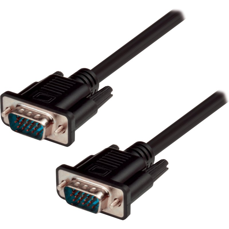 MCL MC340B/15P-3M câble VGA VGA (D-Sub) Noir