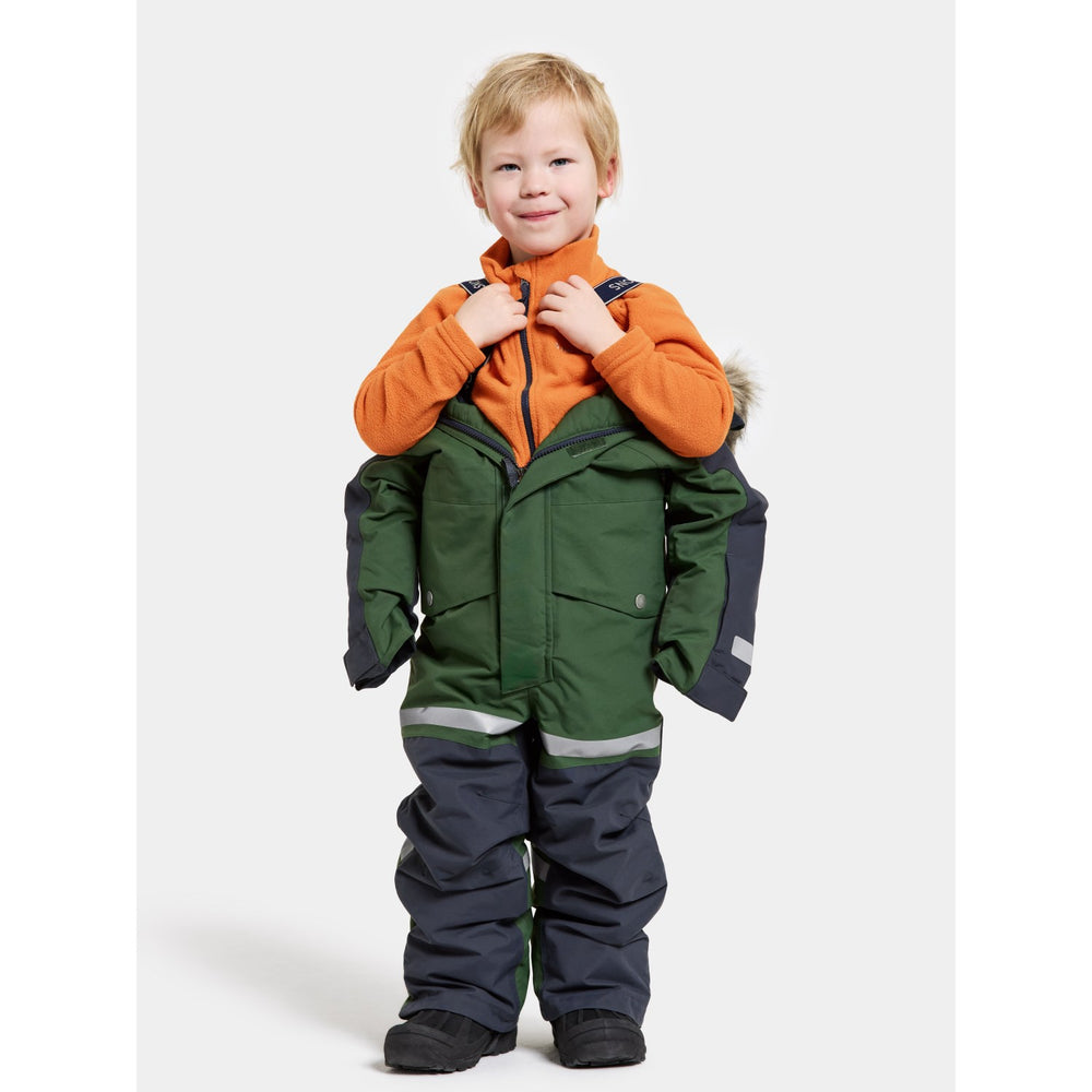 Køb Didriksons Pine Green Bjärven Kids Flyverdragt 12 | Luksusbaby