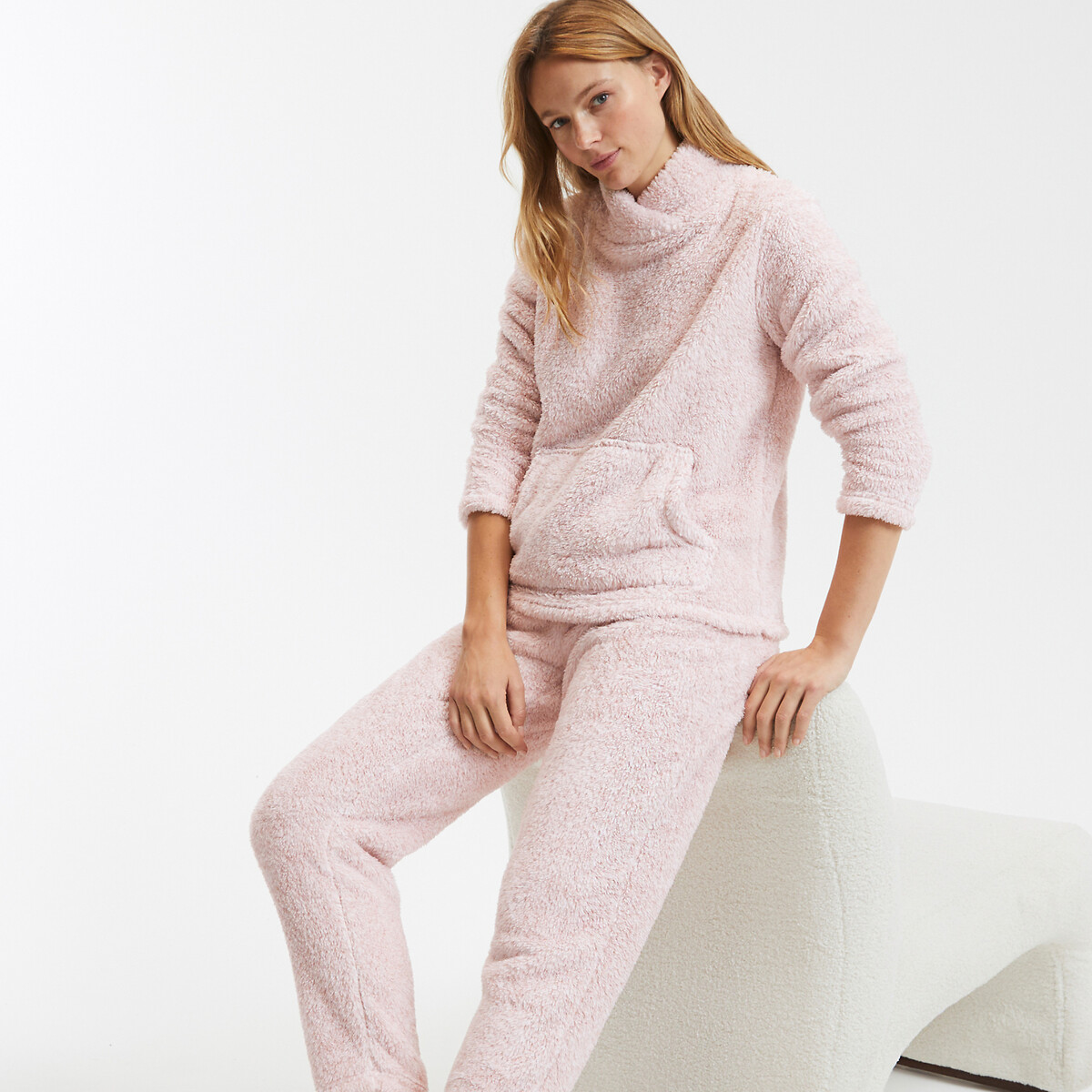 SO'HOME<br>Pijama em fleece tricot