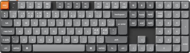 Keychron K5 MAX trådløst tastatur (Lav-profil Brown switches)