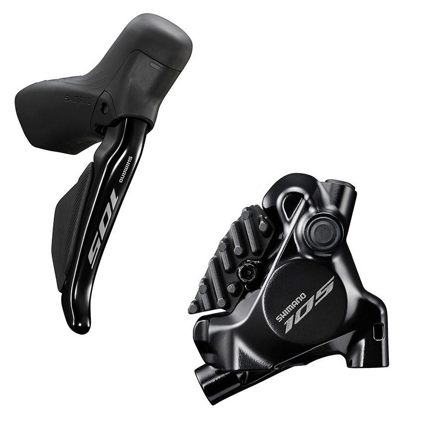 Shimano 105 R7170 Di2 Skiftegreb og Bremsekaliber Højre/Bag