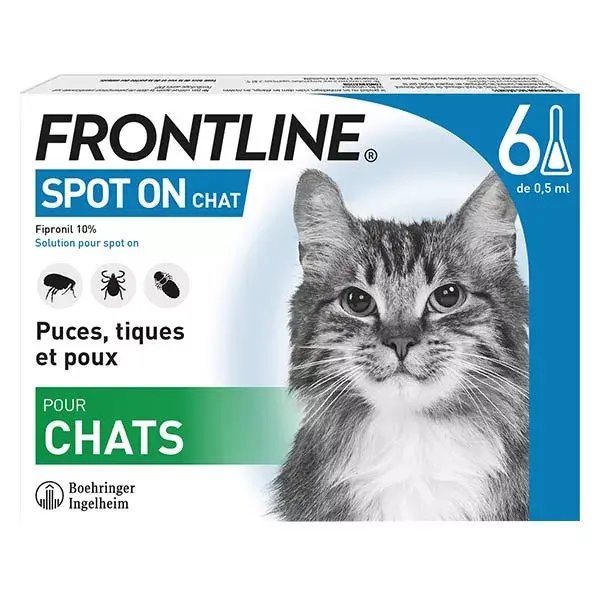 Frontline Spot On Chat 6 pipetas
