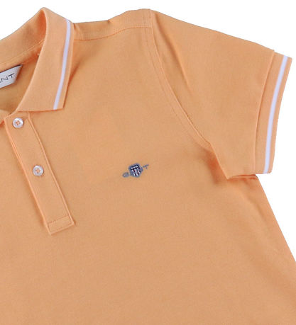 GANT Polo - Shield - Coral Apricot