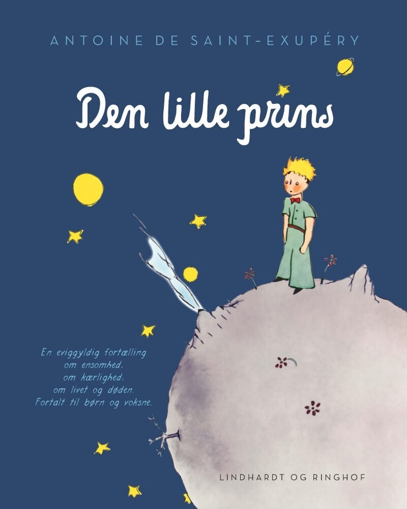Den Lille Prins, Mørkeblå Hardback - Antoine De Saint-Exupéry - Bog