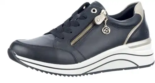 D0T03-01 H Remonte zwart combi - maat 41 sneaker zwart combi - maat 41 Calandschoen