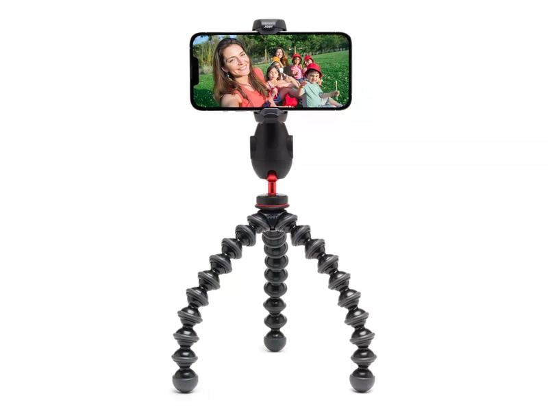 Joby Smartphone-Stativ GripTight PRO 3 GorillaPod Flexibles Stativ-Kit mit GripTight Pro 3 Halterung und GorillaPod 1K Stativ