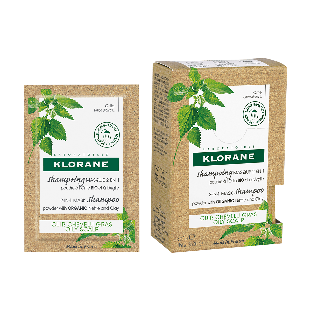 Klorane Maske Shampoo Brennnessel Bio 3 g