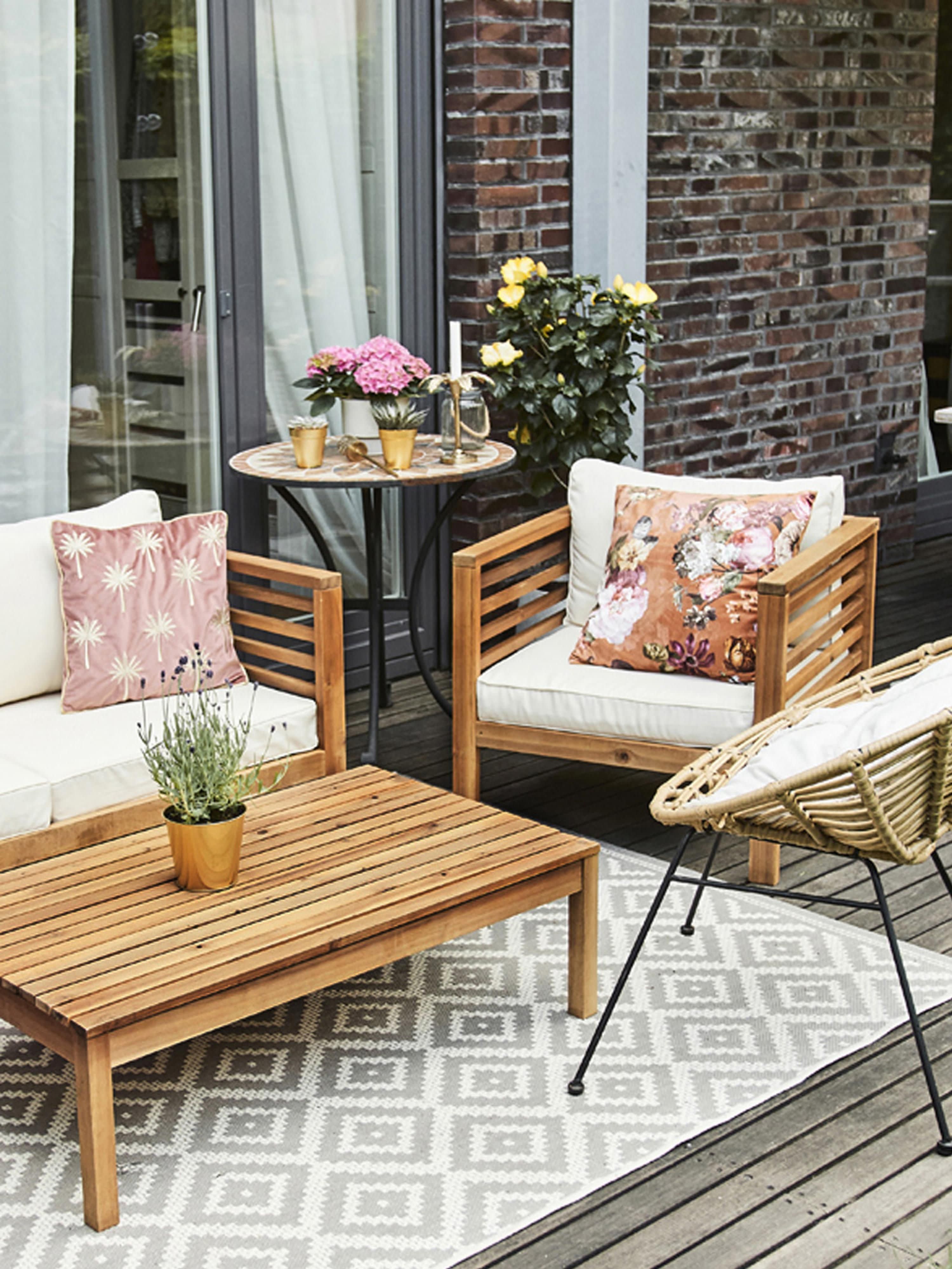 Tuin armstoel Bo van acaciahout