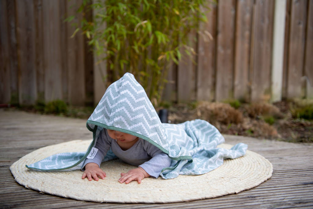 hydrofiele badcape Blenker 70x100 cm calming green