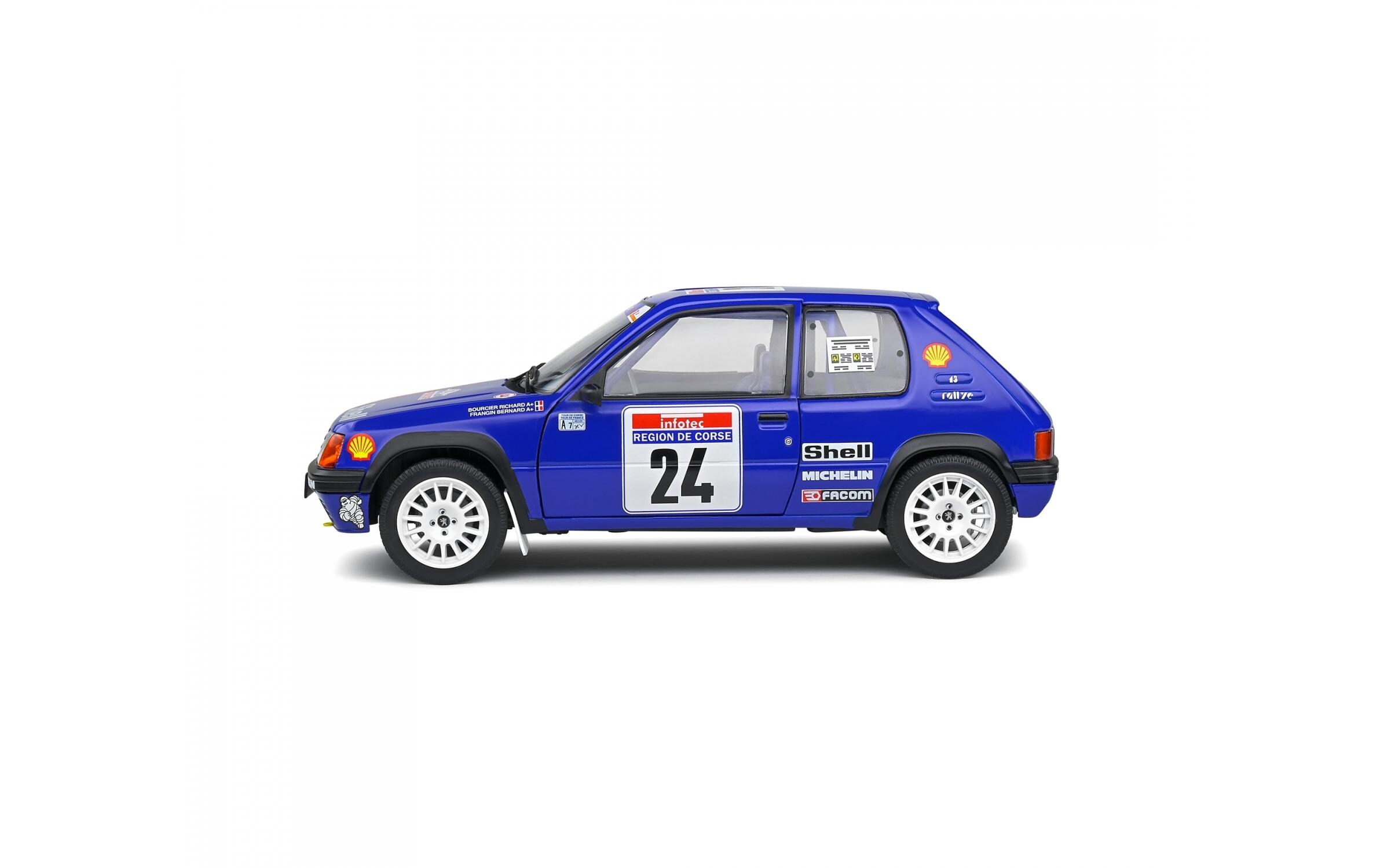 Rally Peugeot 205 #24 1:18Peugeot 205 Rallye Sammlermodell