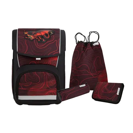 McNeill Schulranzenset Basic Dragon 4-teilig