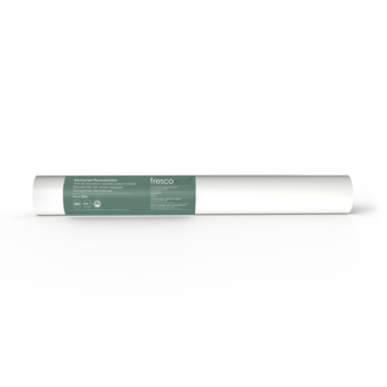 Gerecycled Renovatievlies overschilderbaar uni wit 8020 150gr - 20m