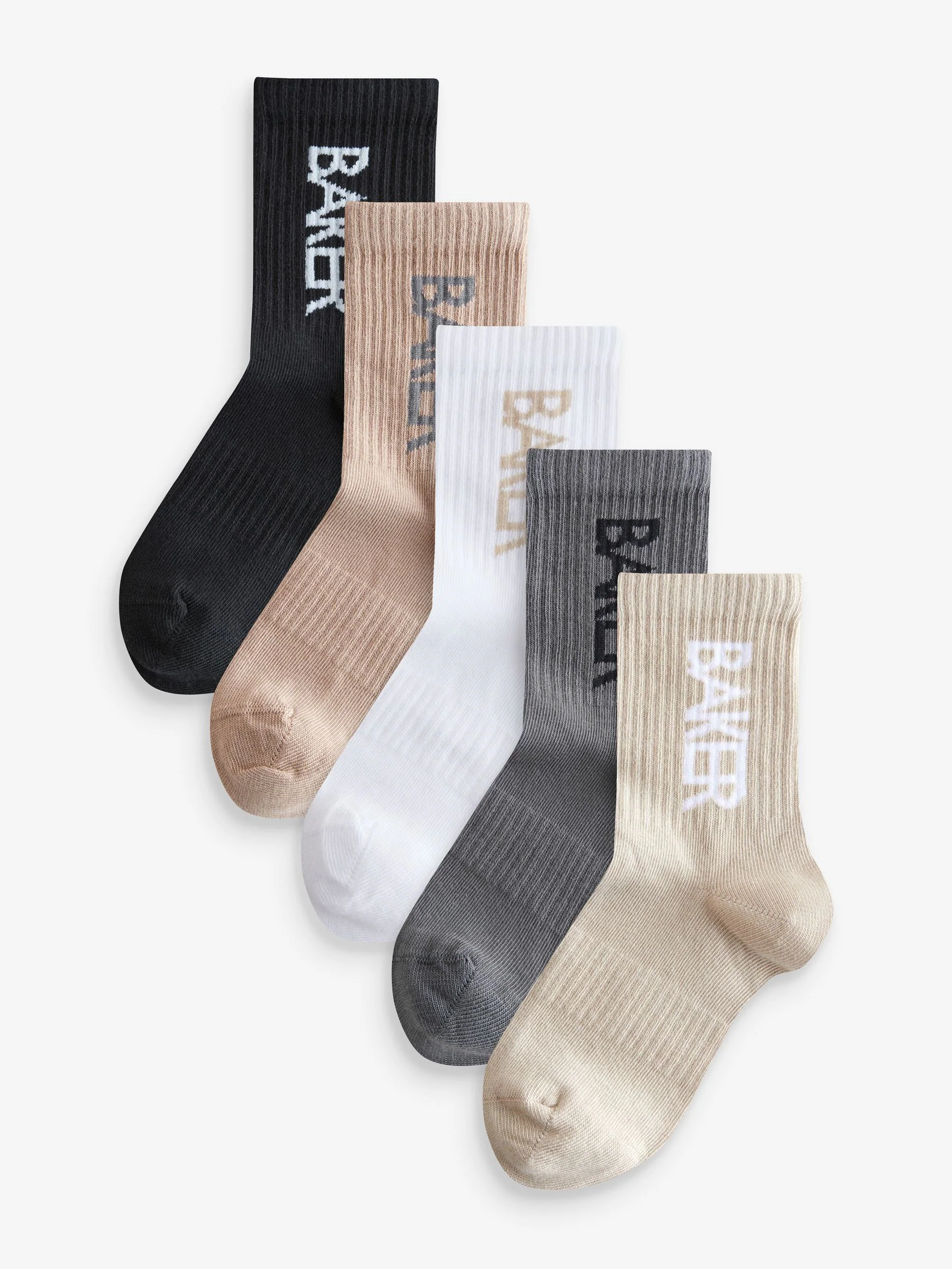 Multi - Baker by Ted Baker Jongenssokken 5 Pack