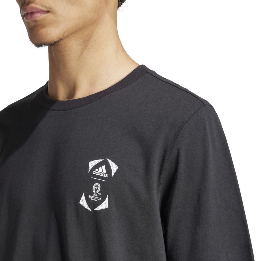adidas T-Shirt Official EURO 2024 Emblem - Noir