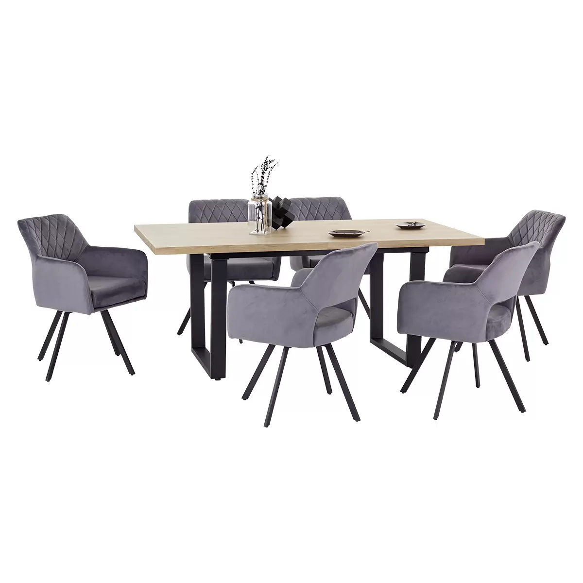 Stuhl Vicky Grau