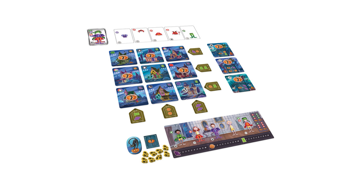 999 GamesTricky Treats Bordspel  (Nederlands, 2 - 4 spelers, 45 minuten, Vanaf 8 jaar)
