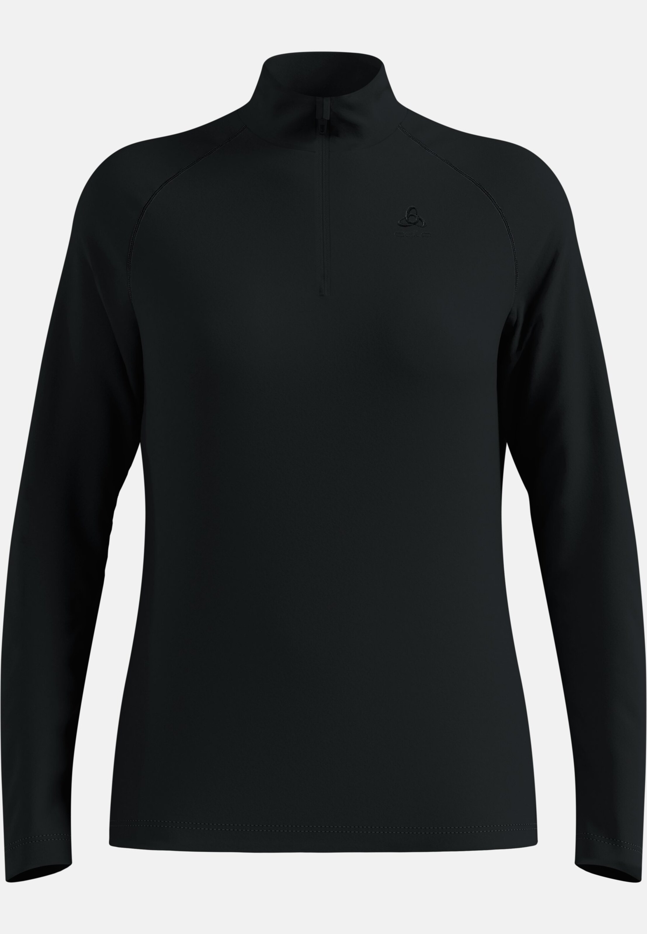 Rigi Mid Layer mit Halbreissverschluss in black