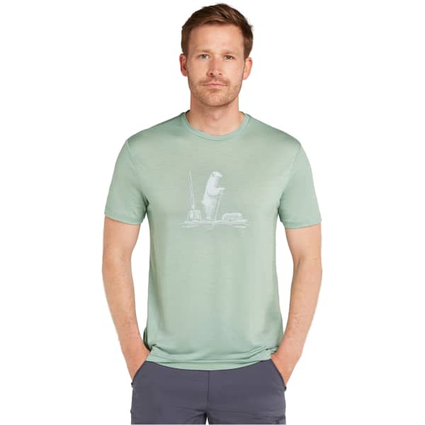 T-shirt randonnée ICEBREAKER M 150 TECH LITE SS TEE MOSS