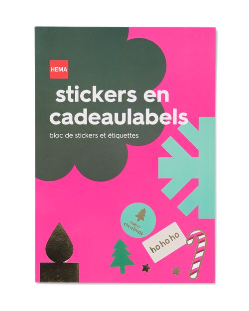 bloc d'autocollants et d'étiquettes