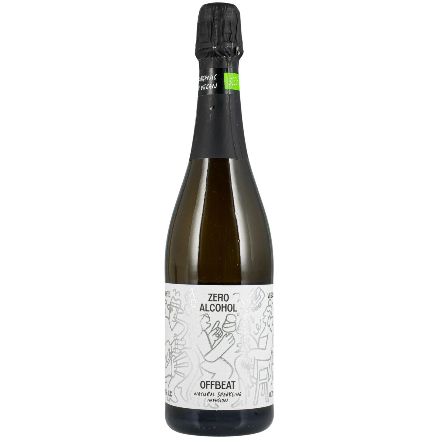 Italian Sparkling White Offbeat, alkoholfrei -75cl
