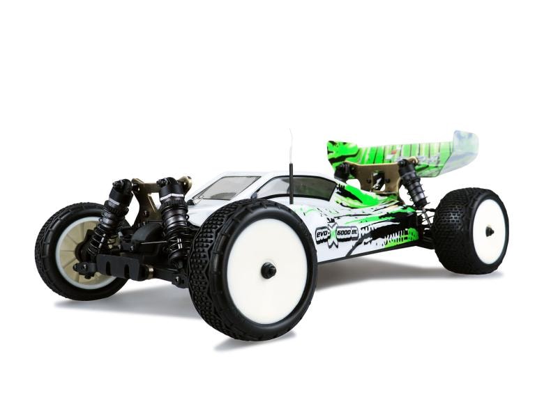 Amewi Buggy EVO-X 6000 Competition, Grün RTR, 1:10 Racing-Buggy mit einstellbarem Fahrwerk und Brushless Antrieb