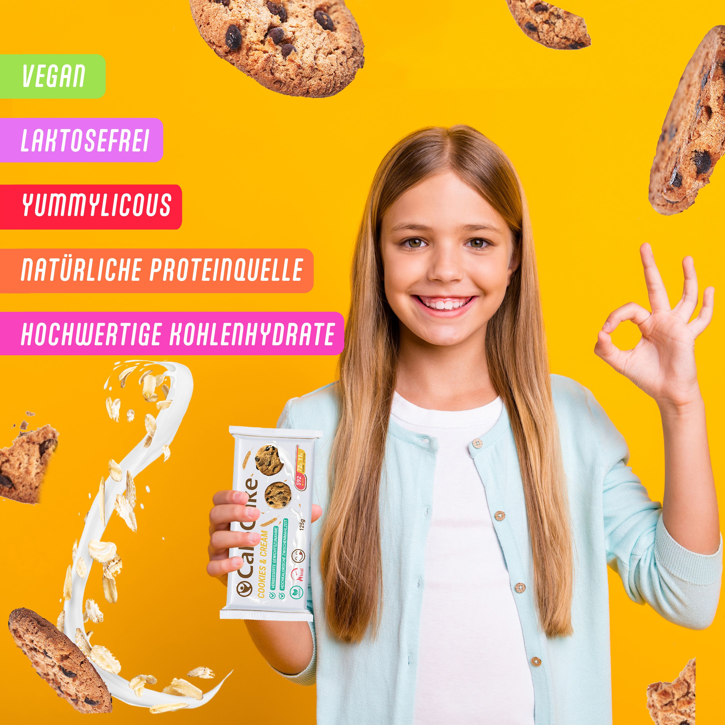 CaloCake von CaloVital | Ausdauer- & Energieriegel | als hochkalorische Nahrung für Gewichtszunahme