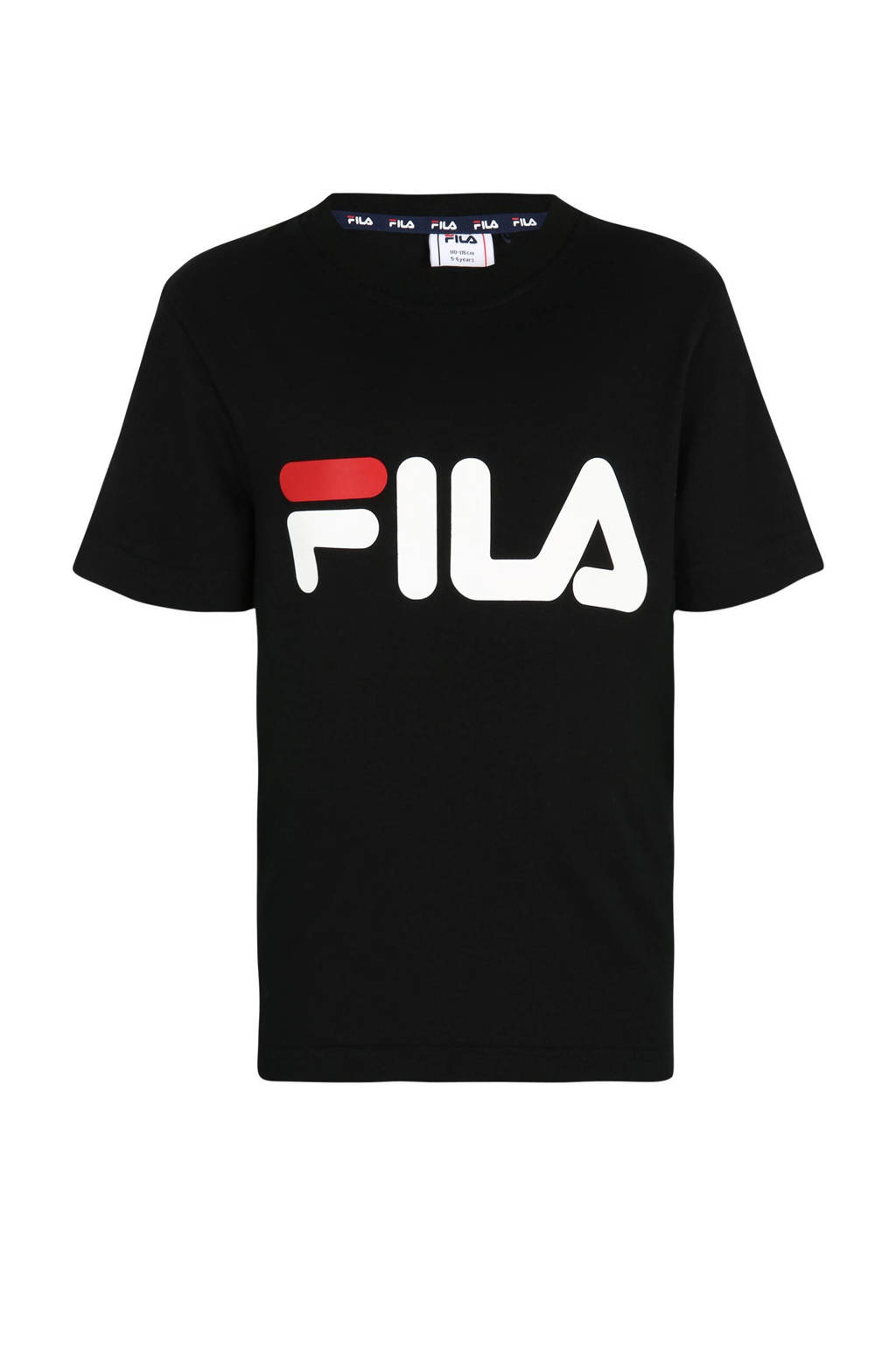 Fila T-shirt met logo zwart